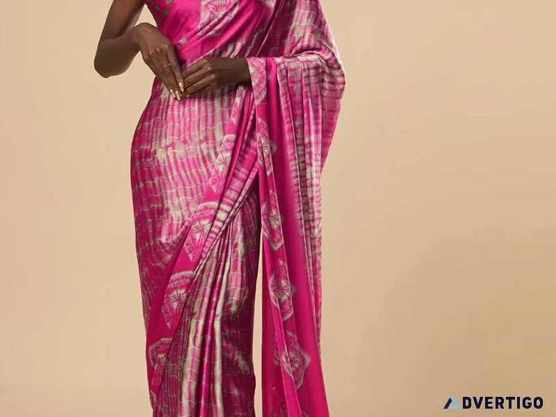Pre draped saree instant elegance awaits