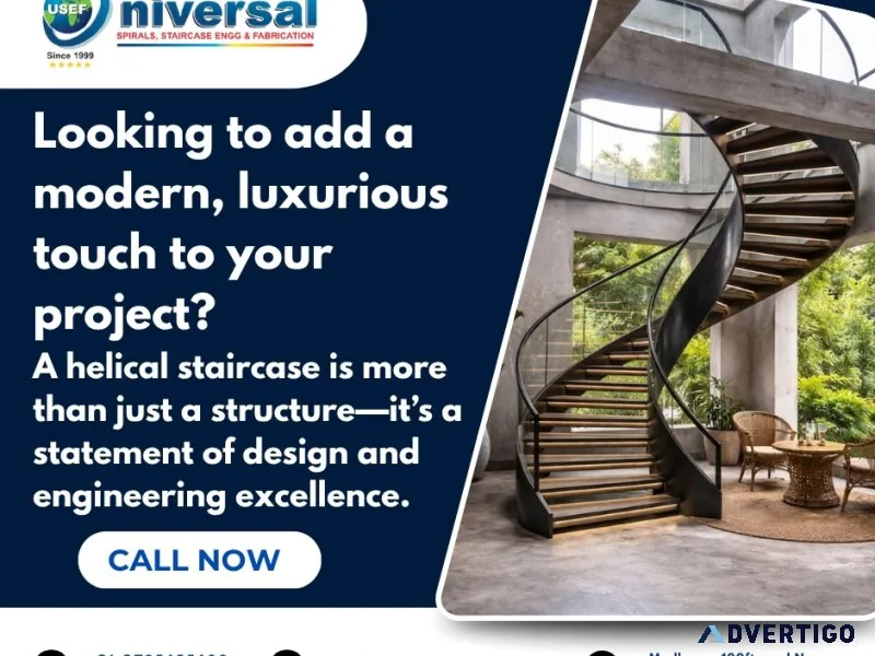 Modern staircase fabrication in hyderabadcustom steel staircase