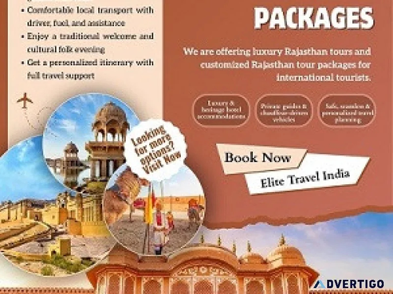 Rajasthan holiday tour package