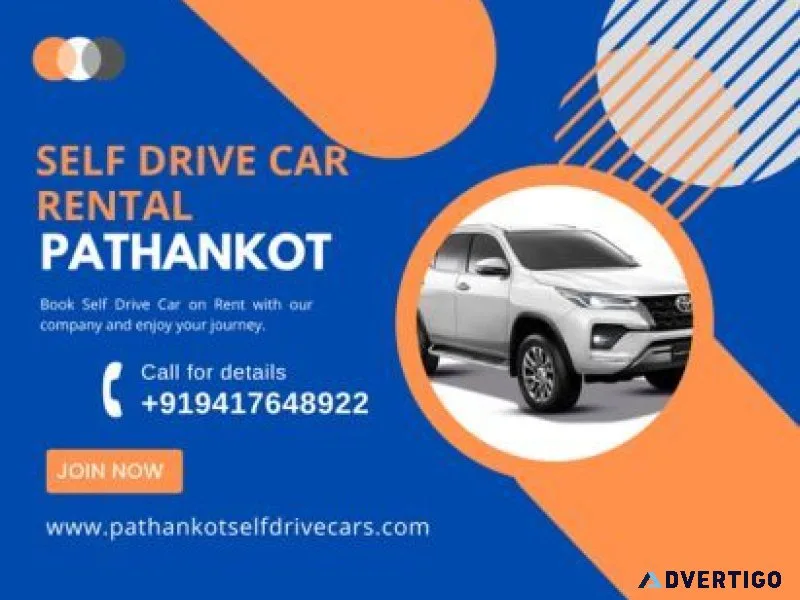 Pathankot self drive car rentals gurdaspur batala rent a car