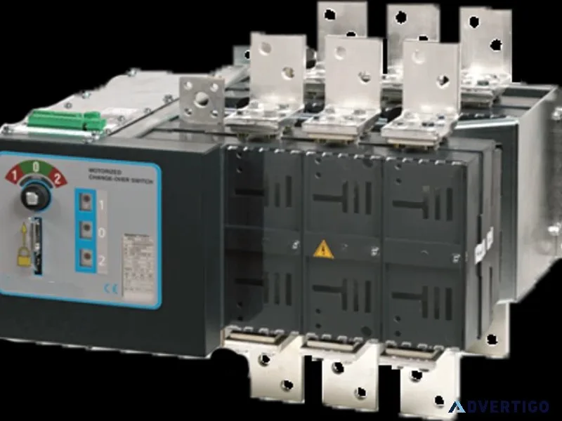 Motorized changeover switch