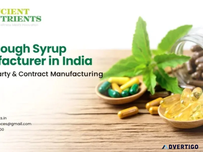 Cough syrup manufacturing in india