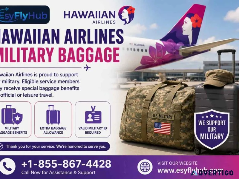 Hawaiian airlines military baggage