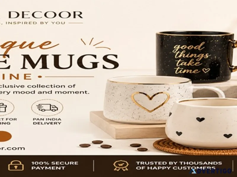 Unique coffee mugs online by mirana decoor store india