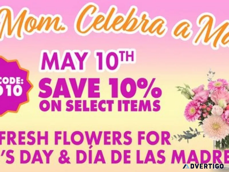 Allensflowermarketcom get 10 and celebrate mom this mothers d