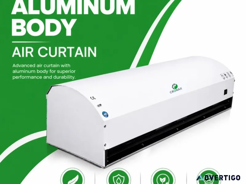 Cronax air curtains best quality at lowest price buy now