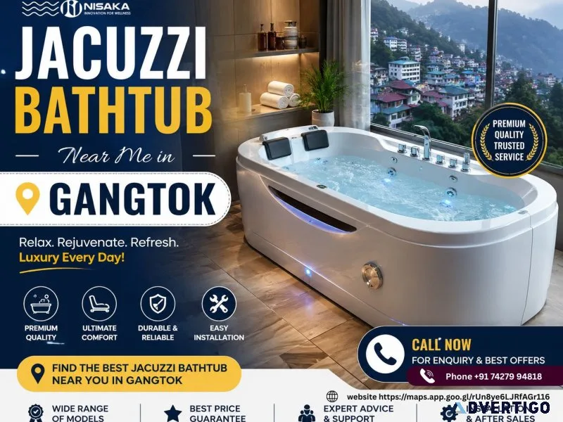 Jacuzzi bathtub near me in gangtok luxury bath today