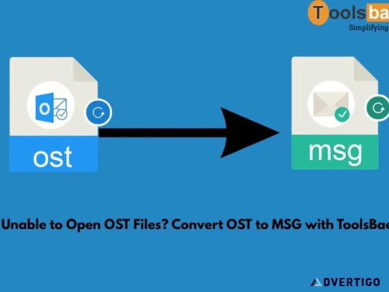 Unable to open ost files convert ost to msg with toolsbaer
