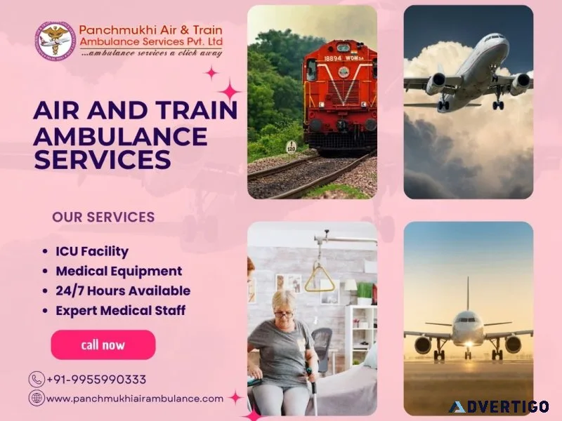 Panchmukhi air and train ambulance services in guwahati