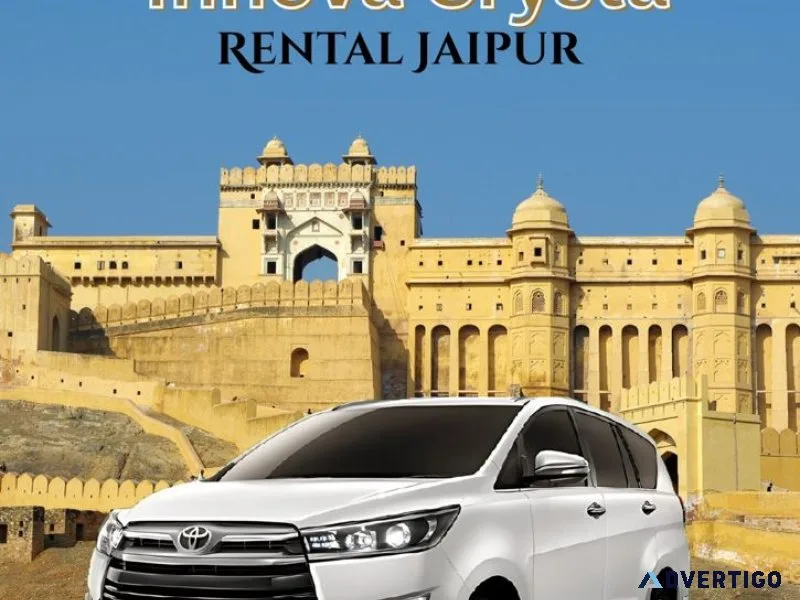 Innova crysta car rental jaipur luxury taxi cab