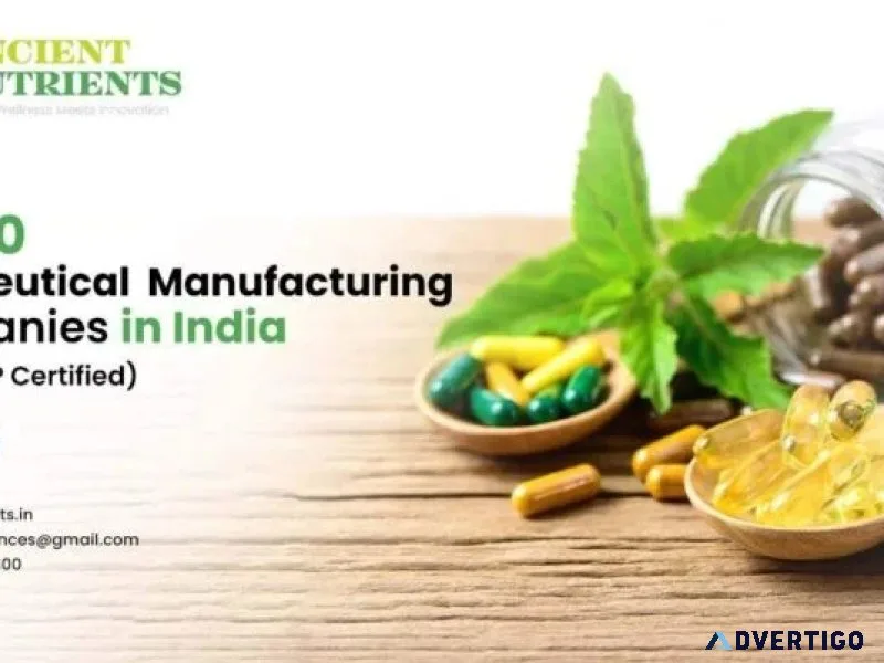 Top 10 nutraceutical manufacturing in india
