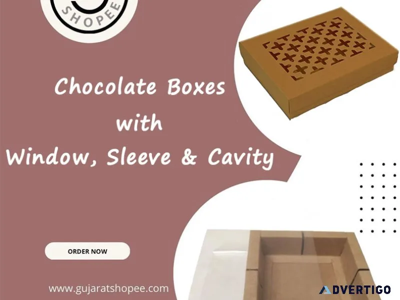 Buy empty chocolate boxes online in bulk or wholesale