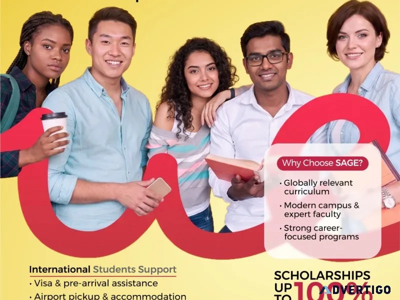 International admissions open 2026 sage university indore