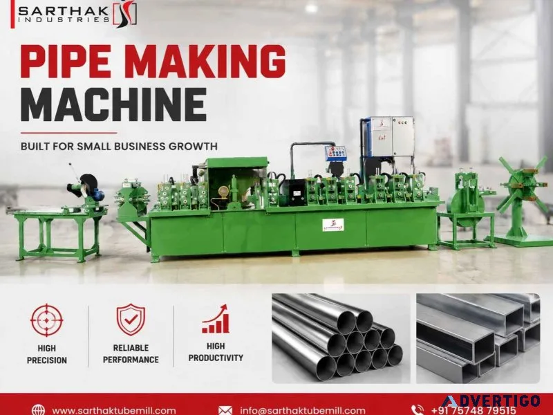 Pipe making machine manufacturer in india sarthak tube mill