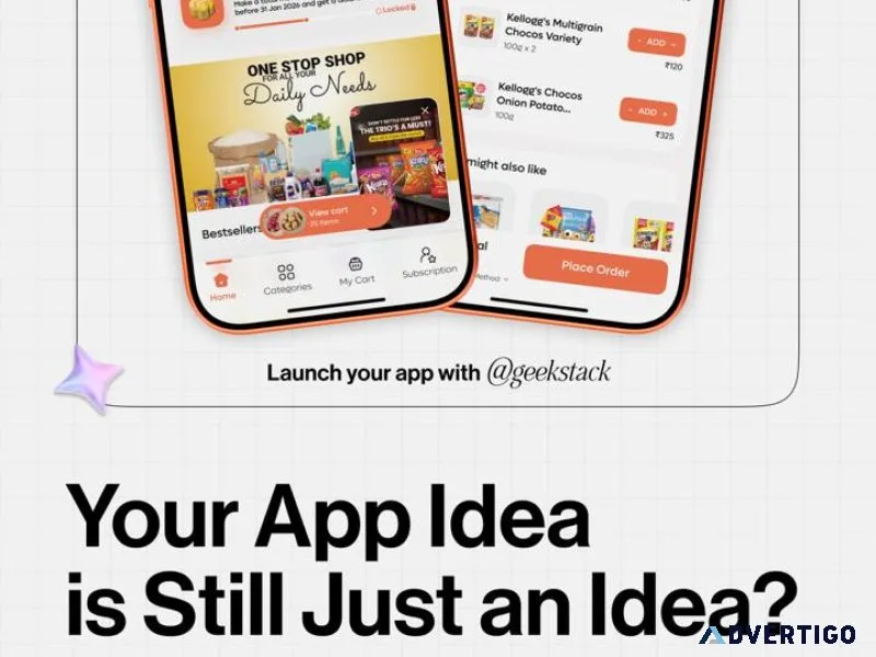 Mobile app development company in india geekstack