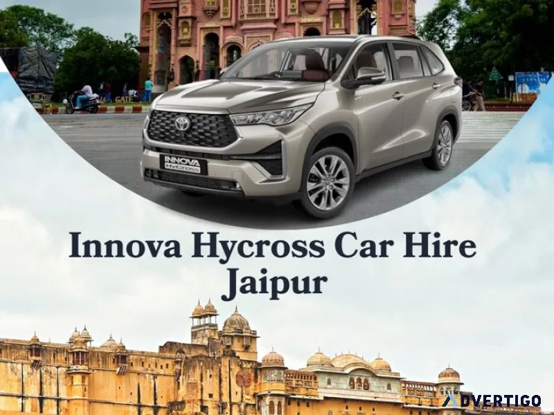 Best innova hycross car rental services in jaipur