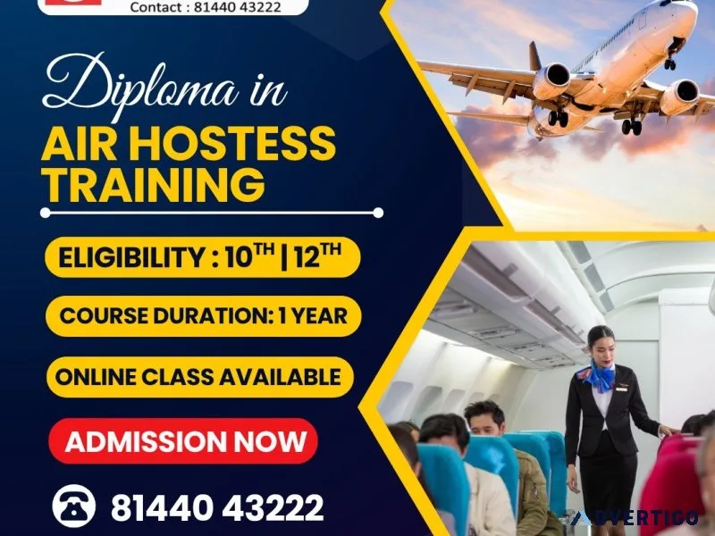 Step into the airline industry with professional air hostess tra
