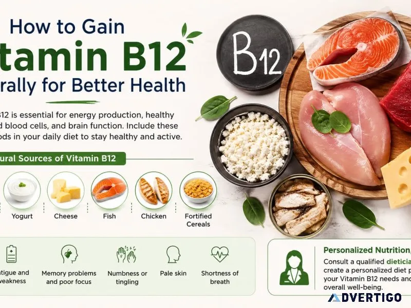 How to gain vitamin b12 naturally for better health