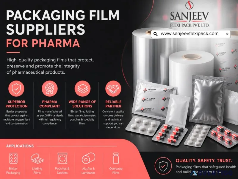 Sanjeev flexipack packaging film suppliers for pharma
