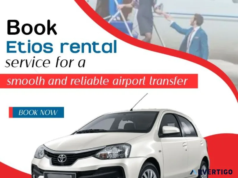 Best toyota etios cab rental service in jaipur
