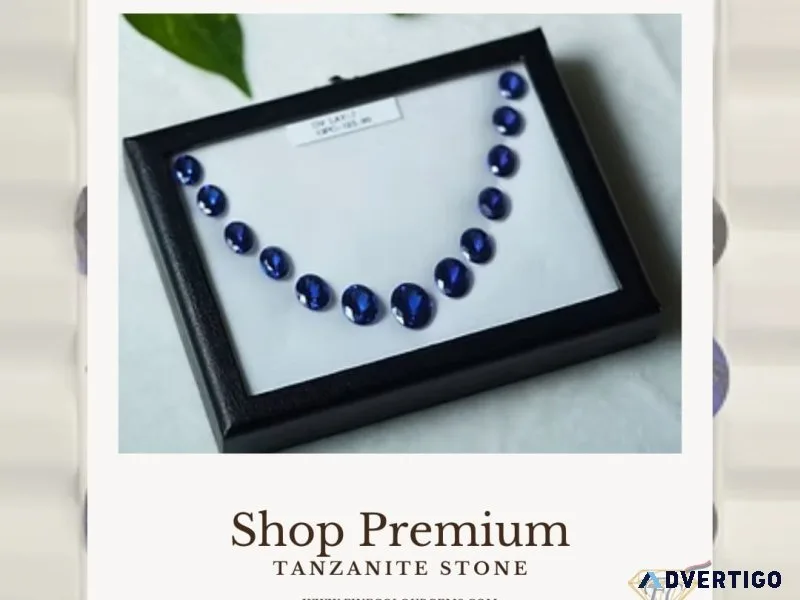 Shop premium tanzanite stone fine colour gems
