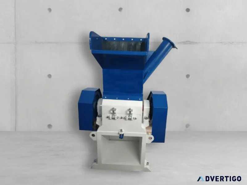 Industrial plastic scrap grinder machine with powerful grinding