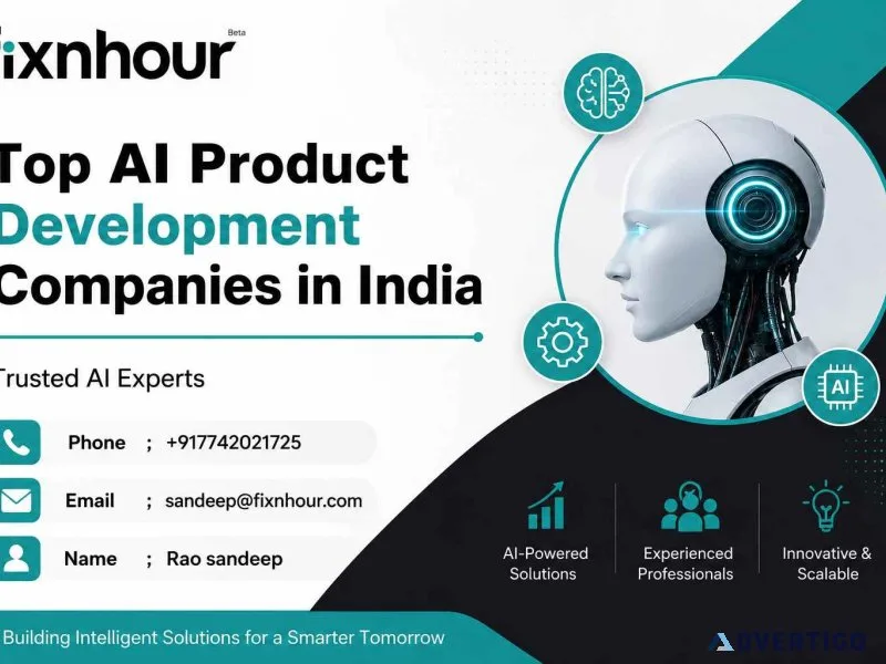 Top ai product development companies in india trusted ai experts