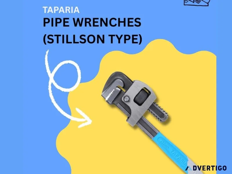 Taparia tools heavyduty pipe wrenches makerbazar