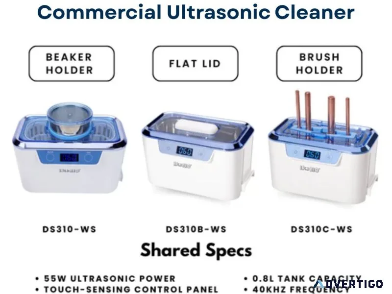Commercial ultrasonic cleaner