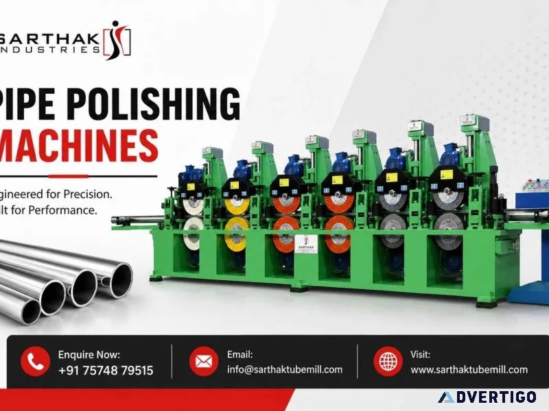 Pipe polishing machines manufacturer in ahmedabad india sarth