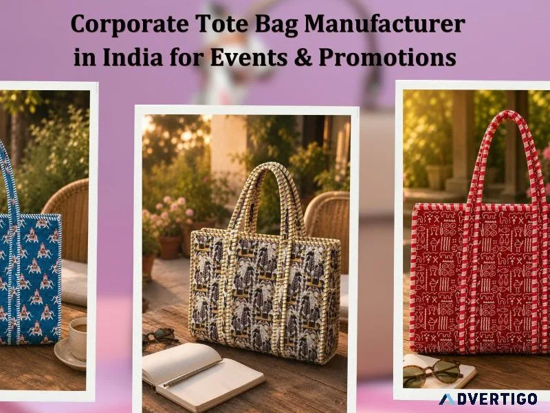 Corporate tote bag manufacturer in india for events promotions