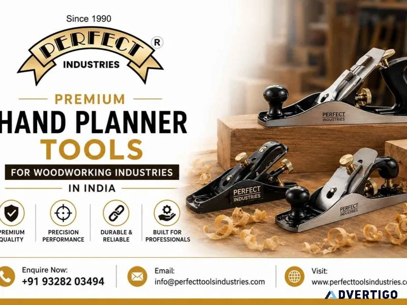 Premium hand planner tools for woodworking industries in india