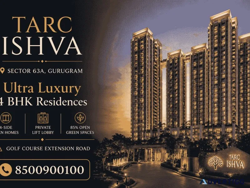 Tarc ishva gurgaon sector 63a luxury 3bhk 4bhk homes