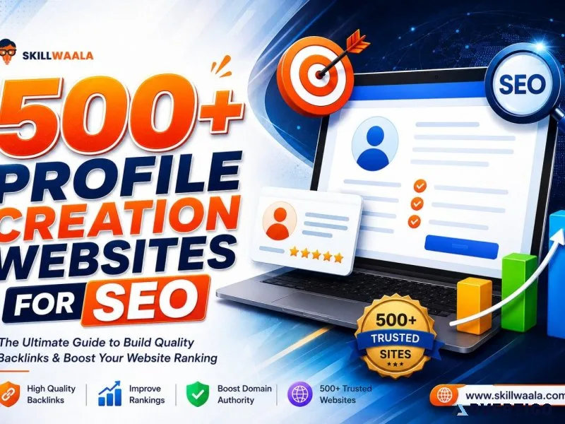 Seo profile creation sites for online branding and traffic ski