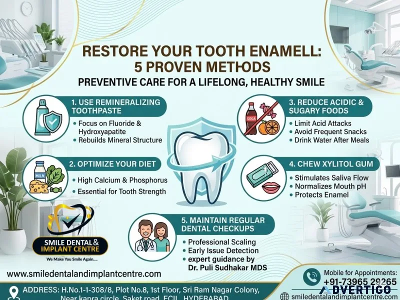 Restore your tooth enamel naturally dr puli sudhakar mds