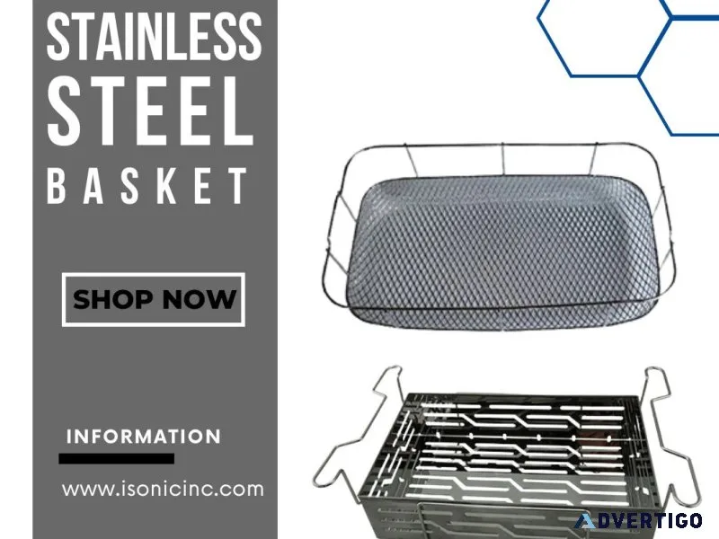 Stainless steel ultrasonic basket