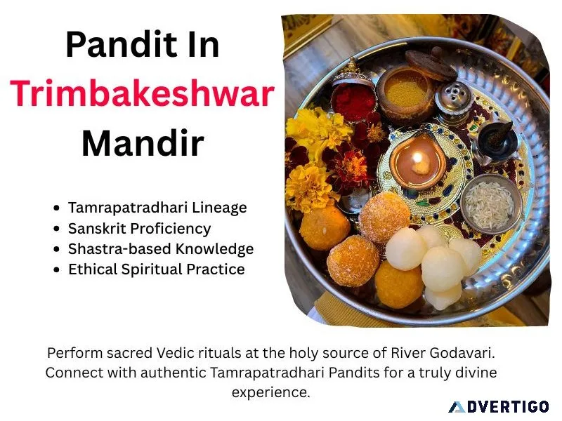 Trusted pandit in trimbakeshwar mandir for authentic pooja rit
