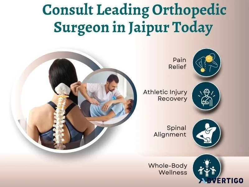Consult leading orthopedic surgeon in jaipur today
