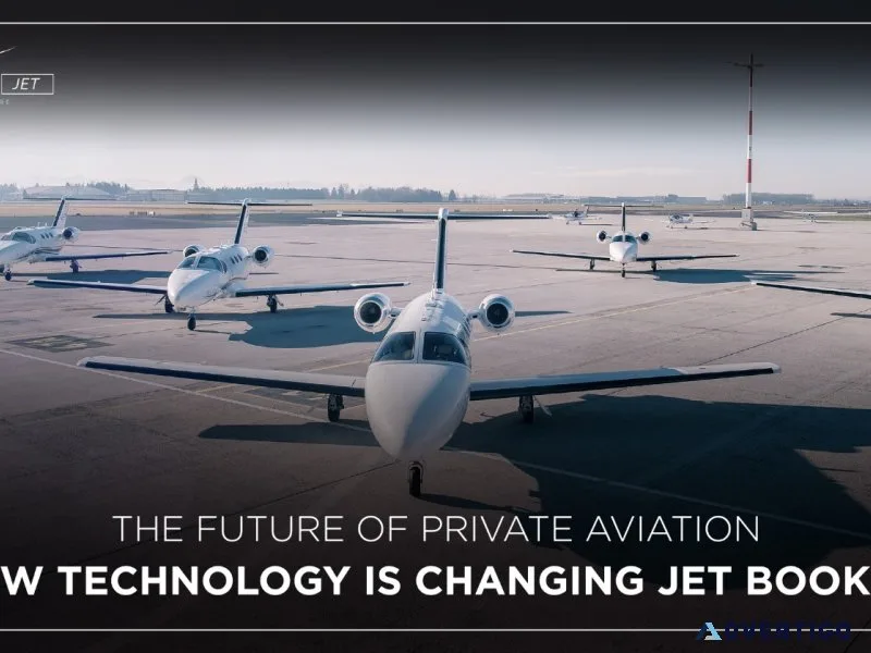 Comparison between private jets and commercial flights