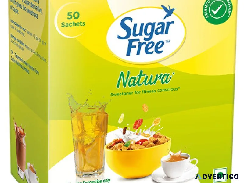 Sugar free natura sachets