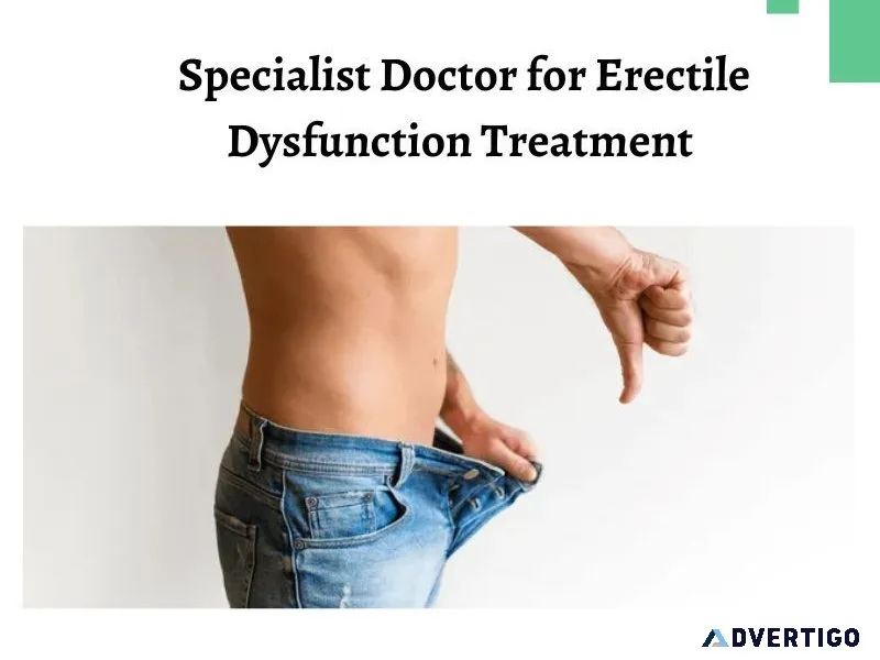 Specialist doctor for erectile dysfunction treatment