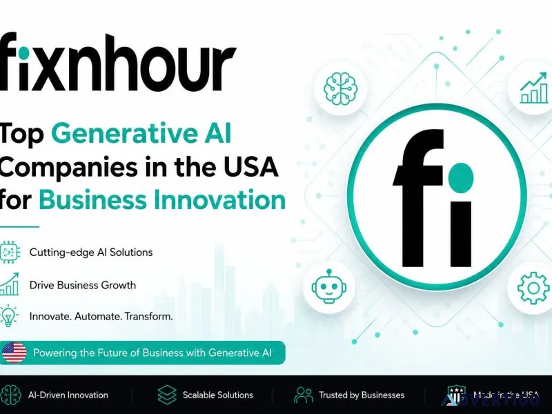 Top generative ai companies in the usa for business innovation