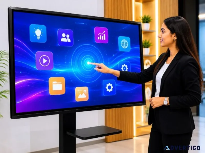 32 inch interactive touch display supplier across india