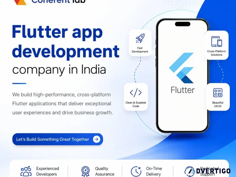 Flutter app development company in india