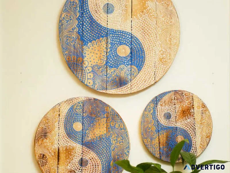 Handmade decorative bamboo plates that redefine wall decor