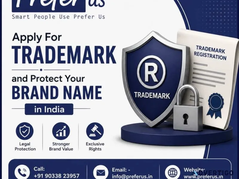 Apply for trademark and protect your brand name in india prefe