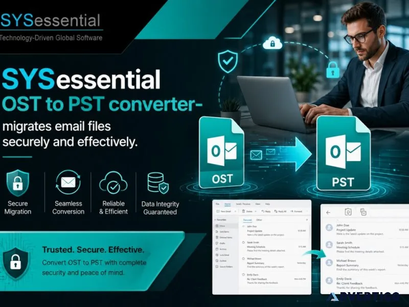Sysessential ost to pst converter migrates email files securely