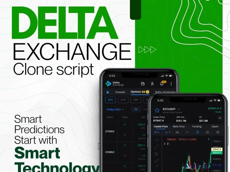 Smart crypto exchange development powered by delta exchange