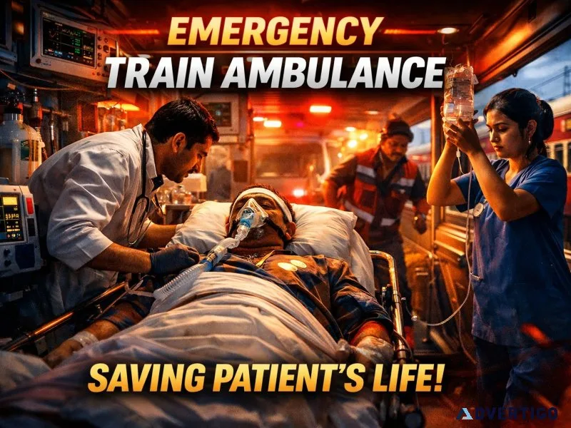 Train ambulance service in pune