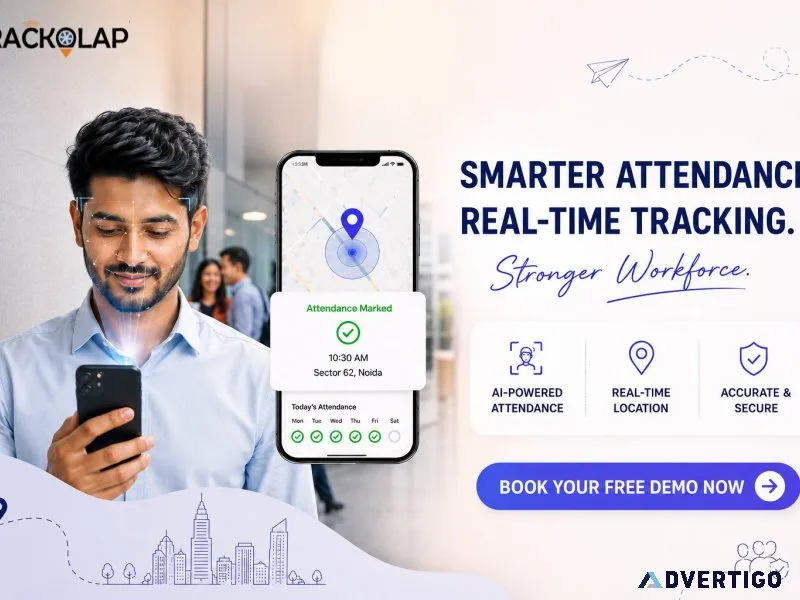 Nextgeneration attendance management software by trackolap